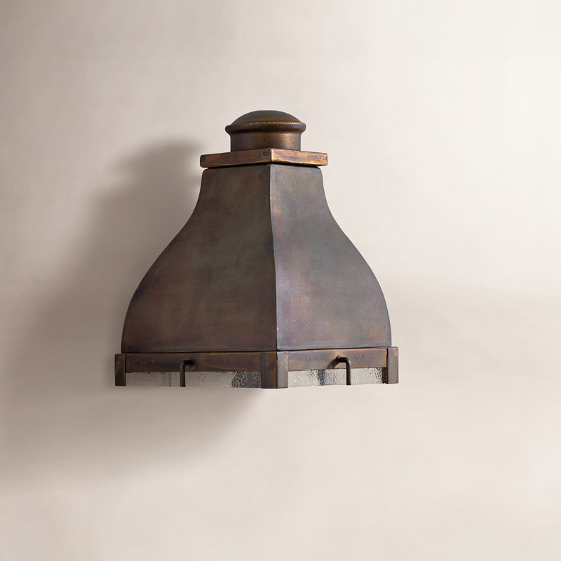 Bingham 2-Light Outdoor Wall Lantern, Sienna, Integrated LED