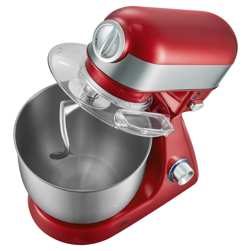 5.3 Qt Tilt-Head Stand Mixer, 400W Electric Kitchen Mixer with 10 Speeds, Stainless Steel Bowl, Splash Guard, Dough Hook, Whisk, and Beater for Baking and Mixing