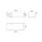 66.9 inch freestanding solid surface soaking bathtub for bathroom