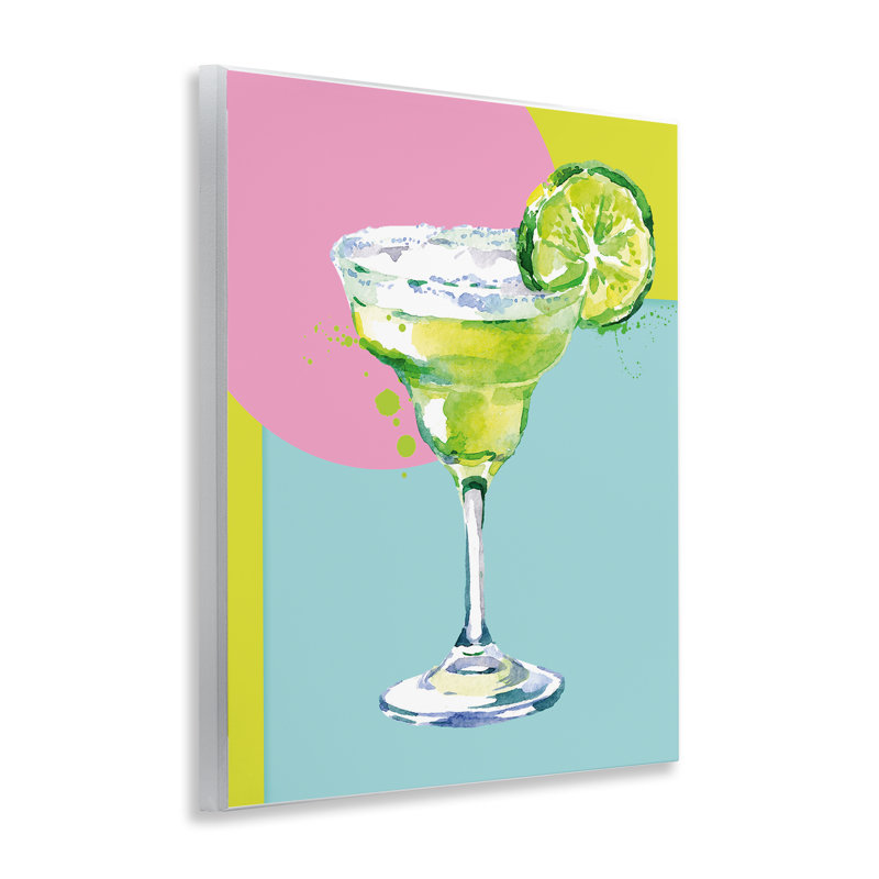 Art mural "Cocktail with Lime Slice" par Susan Jill