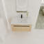 Ensemble de meuble-lavabo en chêne 36 po avec lavabo de comptoir en résine et armoire 2 portes Oak | Idée de cadeau