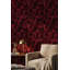 Papier peint abstrait à motif abstrait texturé rouge foncé