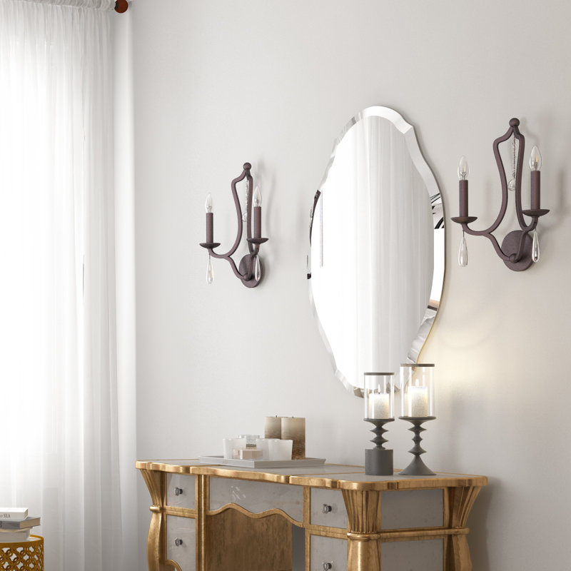 Alyisha Oval Wall Mirror, 36" H x 24" W
