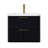 Westbury 24 In Single Sink Wallmount Bath Vanity In Smoked Oak With Carrara Engineered Stone Top-1717382021-1717382020