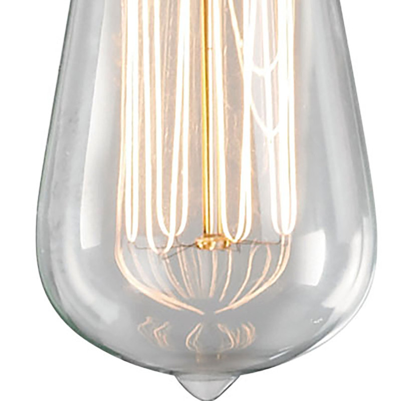 Mini-luminaire suspendu 1 lumière de 2 po Menlow Park - Bronze huilé