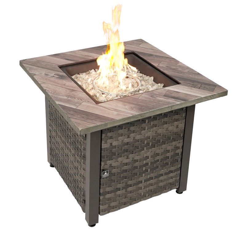 Endless Summer, The Quinn, 30" Square LP Gas Fire Pit