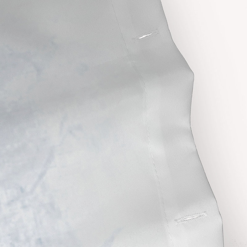 Rideau de douche simple libellule summer Oneill, Bleu