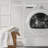 Emery White Linen Blend Light Filtering 40x102" Curtain Panel Pair-119811050-119811055