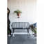 Banc en métal 50 x 25 x 32 po