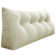 Sit-Up Back Comfort Large Triangular Bolster Headboard Reading Wedge Pillow