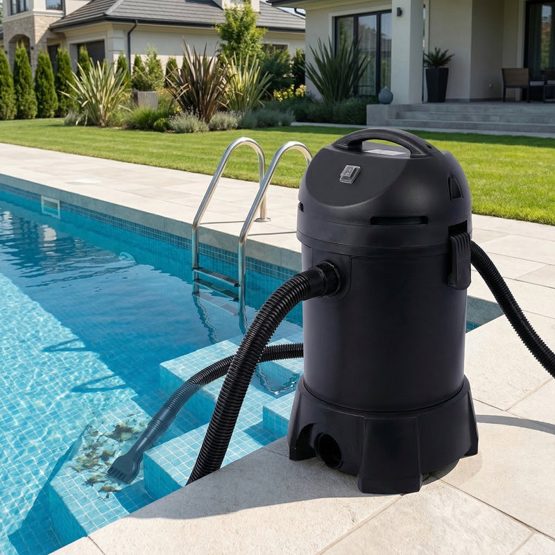 Garden Pond Cleaner Vacuum With 1400W Motor - 14Ft Intake Hose, Debris Collection Bag, Safe & Efficient