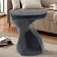 Tables de bout modernes, brun antique MGO, intérieur sculpté extérieur torsadé-73336121