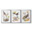 «Glowing Garden at Dusk I» - Toile tendue avec châssis sur mesure - 3 pièces-50580743-50580859