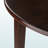 Rufus Walnut Round Drop Leaf Dining Table