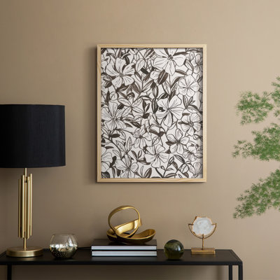 Periwinkle Daze I, reproduction encadrée - bois massif