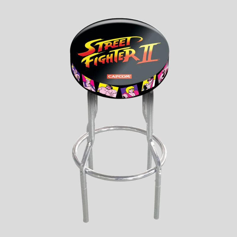 Street Fighter II Adjustable Arcade Stool