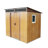 Outdoor Metal Storage Shed with Window and Transparent plate-108284807-113816594