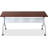 Preference Rectangle Flip Top Training Table with Casters and Modesty Panel and Cable Management-20685597