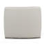 Canapé modulaire beige avec 3 coussins Boucle