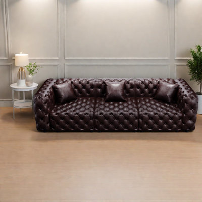 Canapé modulaire en cuir synthétique modulaire 105,7