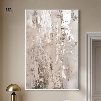 Rusted Echo III Canvas Textured Digital Art by