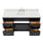 Hamlet 67'' Single Bathroom Vanity with White Quartz Top-93068148