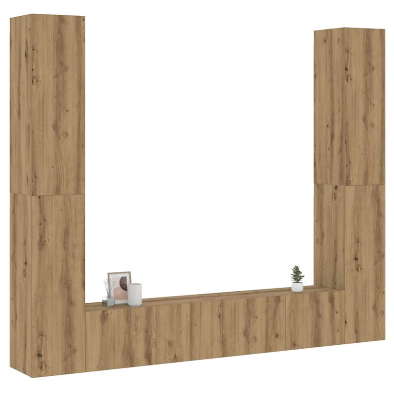 Awendela TV Stand, 80 x 30 x 30 cm, Artisan Oak