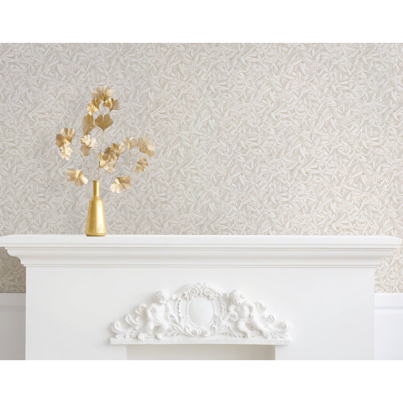 Rouleau de papier peint texturé Earth Collection, Beige