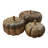 Set Of 3 Solid Wood Pumpkins 