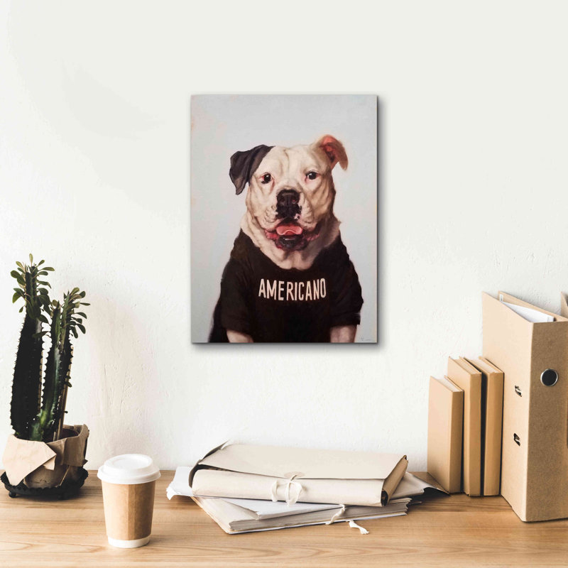 'Americano' by Lucia Heffernan, Canvas Wall Art, 16" H x 12" W x 0.75" D