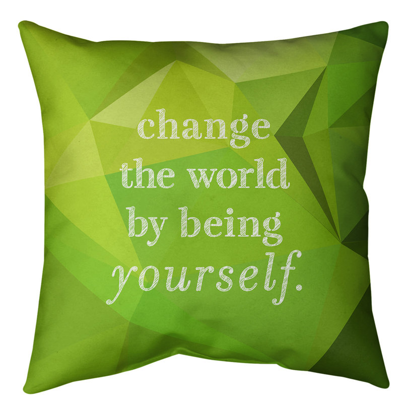 Coussin de sol à changement de pierres précieuses, H 36 po x l 36 po, Péridot