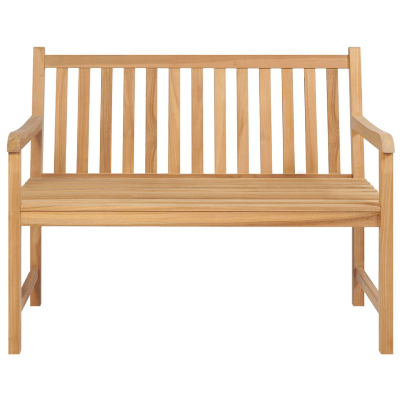Banc de jardin en teck, H 35,4 po x l 44,9 po x P 23,6 po