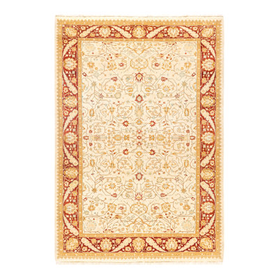 Classic One-of-a-Kind 4' 3" X 6' 2" Hand Knotted Area Rug