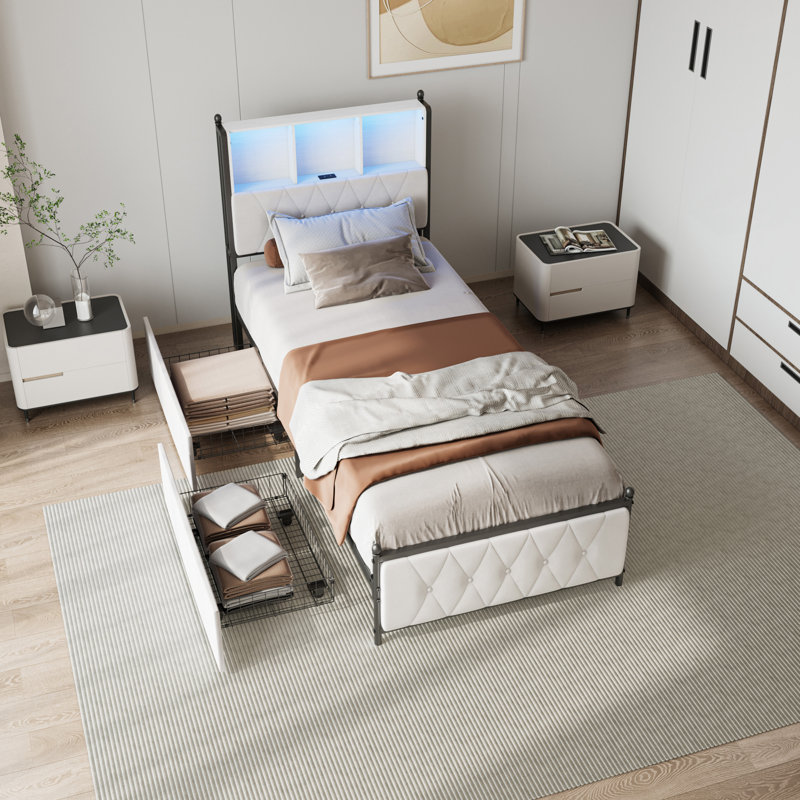 Bed, 90×190cm