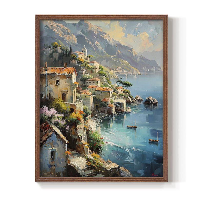 «NAUTICAL Series DLXIV», H 21 po x l 17 po, Noyer