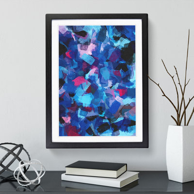 Moon Up High Abstract - Single Picture Frame Painting
