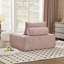 Canapé modulaire en chenille à assise profonde, dossier réglable, canapé compressé pour le salon, 1 pièce-129472415
