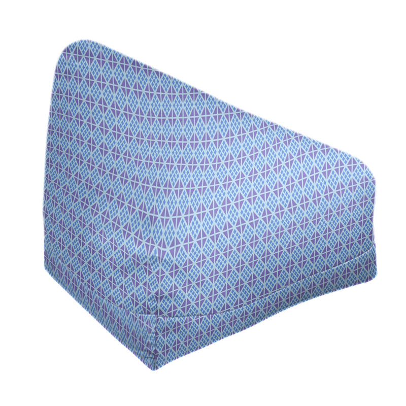 Fauteuil à billes standard & Leffel, H 120 po x L 31 po x P 60 po, Rembourrage poly, Bleu / mauve