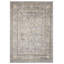 Tapis performance gris à motif floral traditionnel 5 x 7 Dyana-23265974