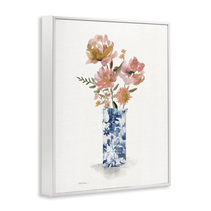 Giclée encadrée par Chinoiserie, H 14 po x l 11 po, Estampe numérique encadrée blanc bord de mer