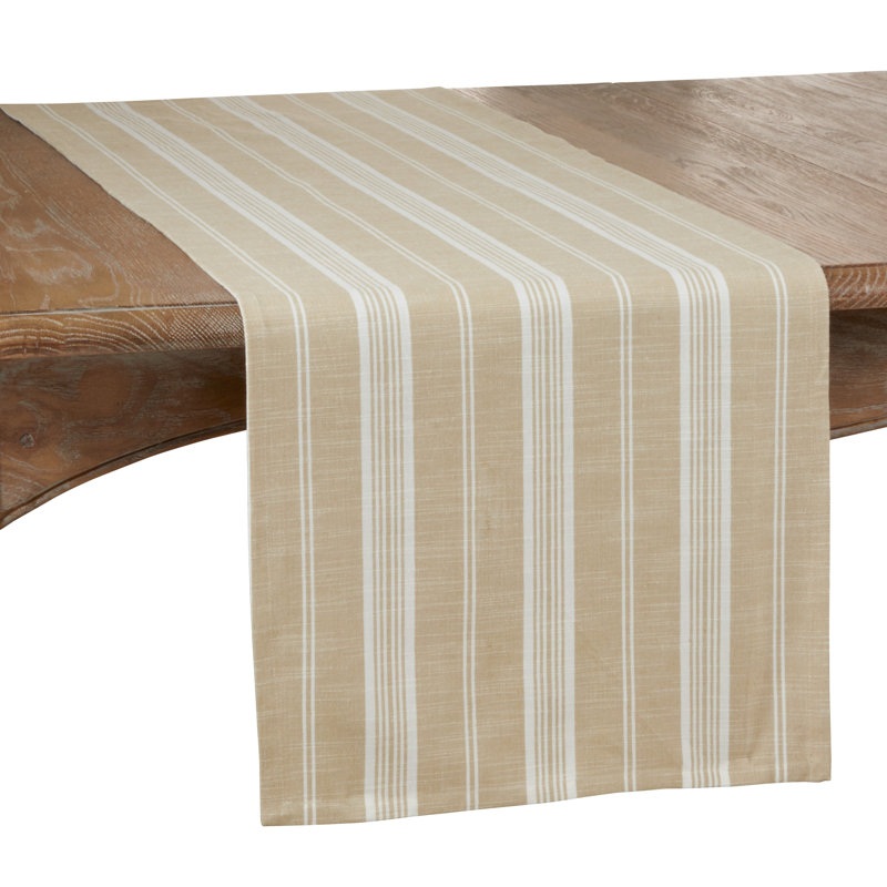 Calera Cotton Table Runner, Gray