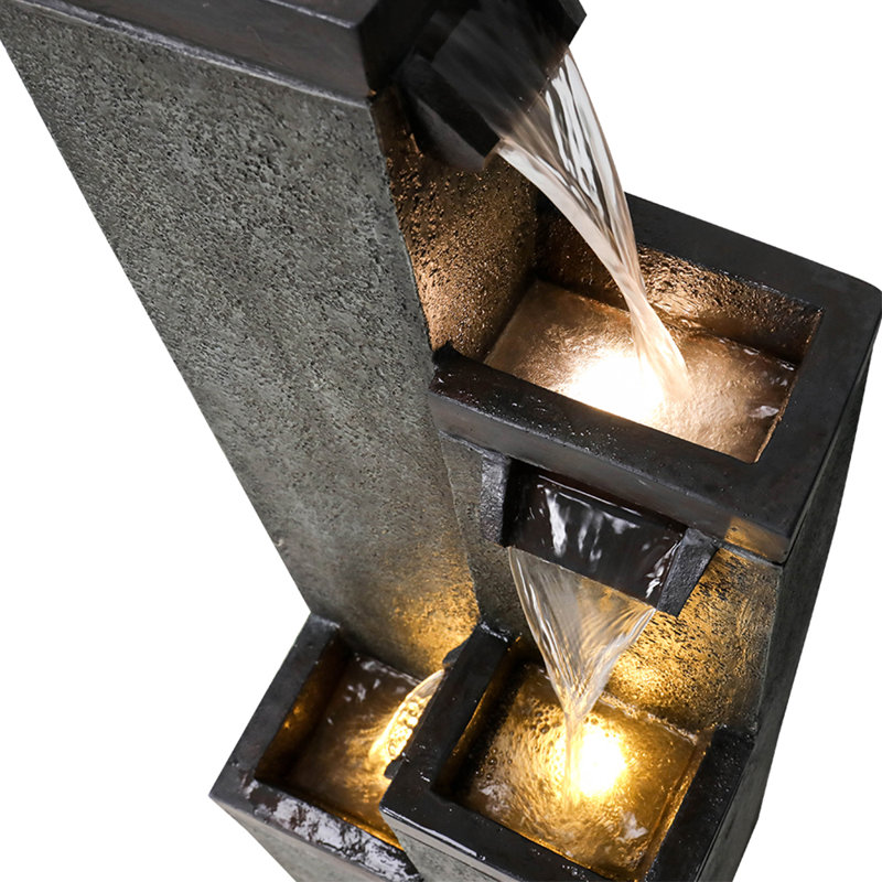 Fontaine fabriquée à la main avec lumière Kayzia