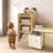 Modular Wood Kids Bookcase Storage Organizer With Bear Design For Nursery, Bedroom, Playroom，Reading Nook - A-121595827