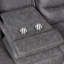 Canapé inclinable manuel double en microfibre polie 81,5 po Seese-1945859157