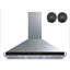 W103B Series 36" 600 CFM Convertible Wall Mount Range Hood in Stainless Steel With Filter Included