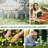 10' X 3' X 2.5' Mini Greenhouse, Portable Tunnel Green House With Roll-Up Zippered Doors, UV Waterproof Cover