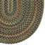 Tapis d'intérieur réversible et multicolore en nylon tressé, polyester et laine Walnut Cove