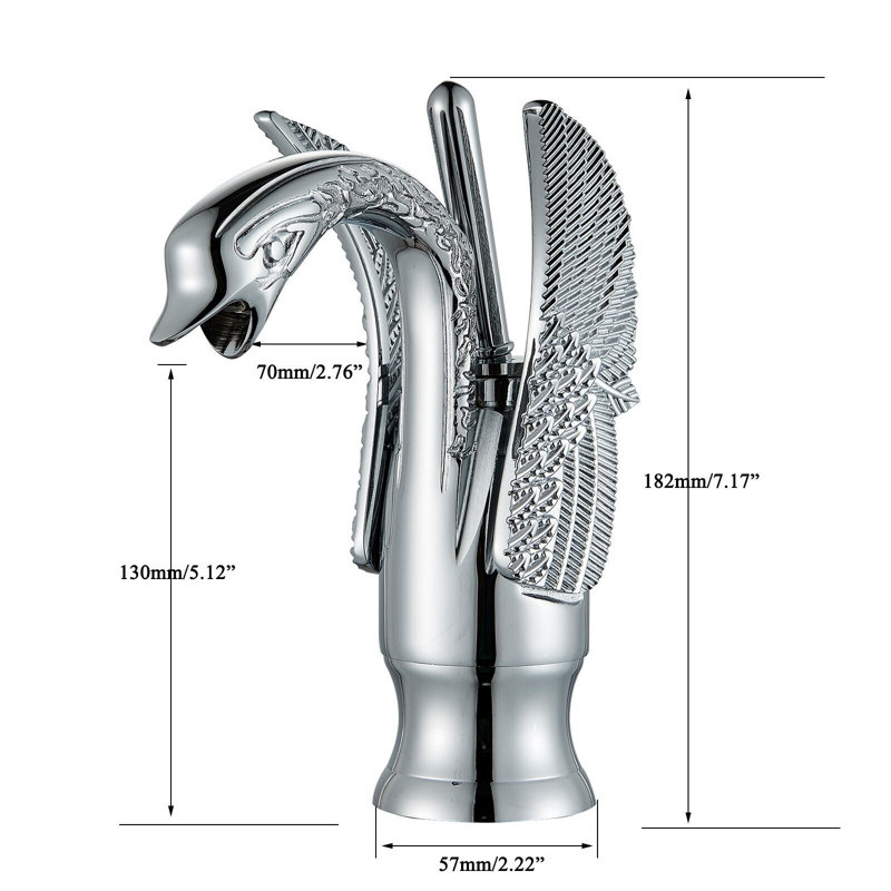 Enos Mono Basin Mixer, Chrome