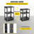 42'' H x 24'' W AV Cart with Wheels