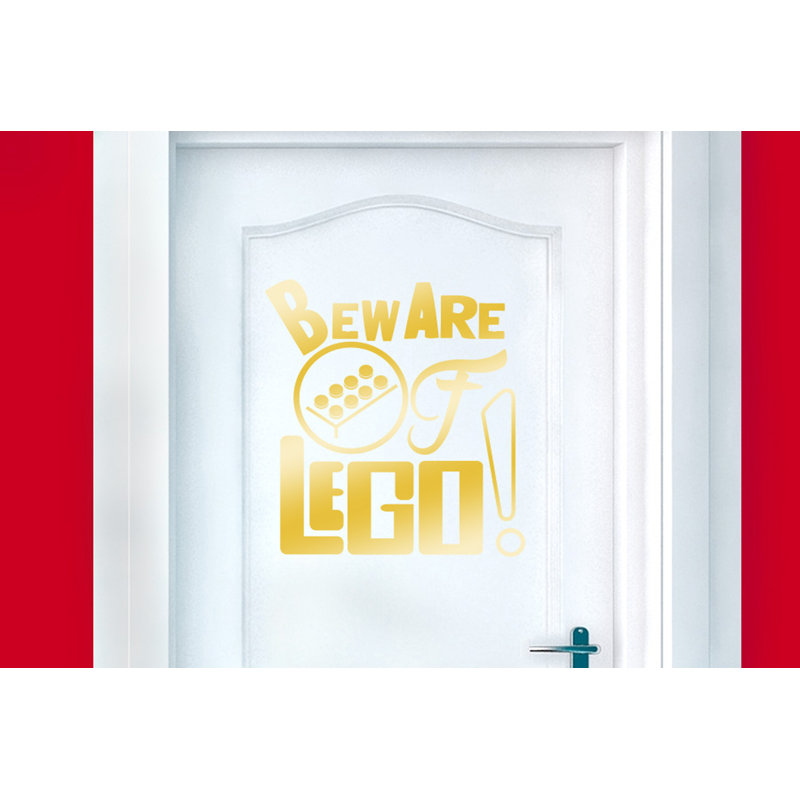 Wall Decal, Shiny Gold